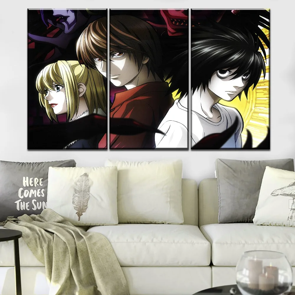 Современный домашний декор для стен 3 шт. аниме Death Note Misa Amane And светильник Yagami L