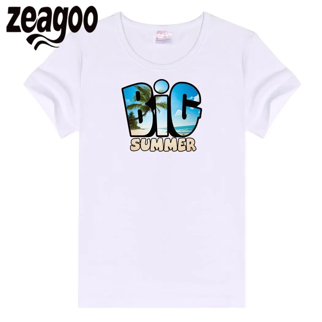 Zeagoo мягкие Повседневное шеи экипажа Slim Fit Для женщин короткий рукав Футболка