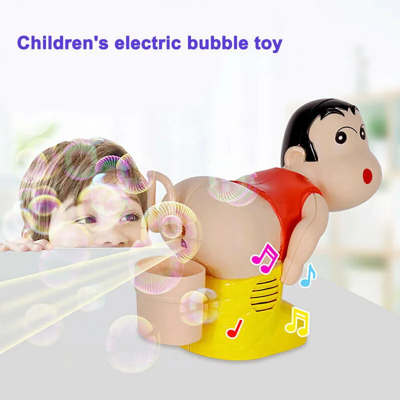 Забавный автоматический Fart Bubble воздуходувка Maker игрушки для мальчиков палка