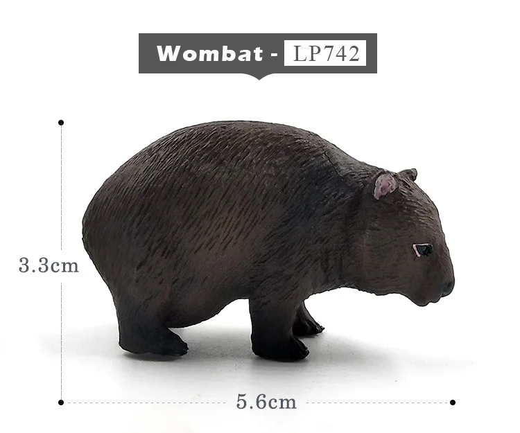 Имитация белки, слона, попугая, Wombat, фигурка животного, домашний декор, миниатюрное украшение для сада в виде Феи, аксессуары, фигурка