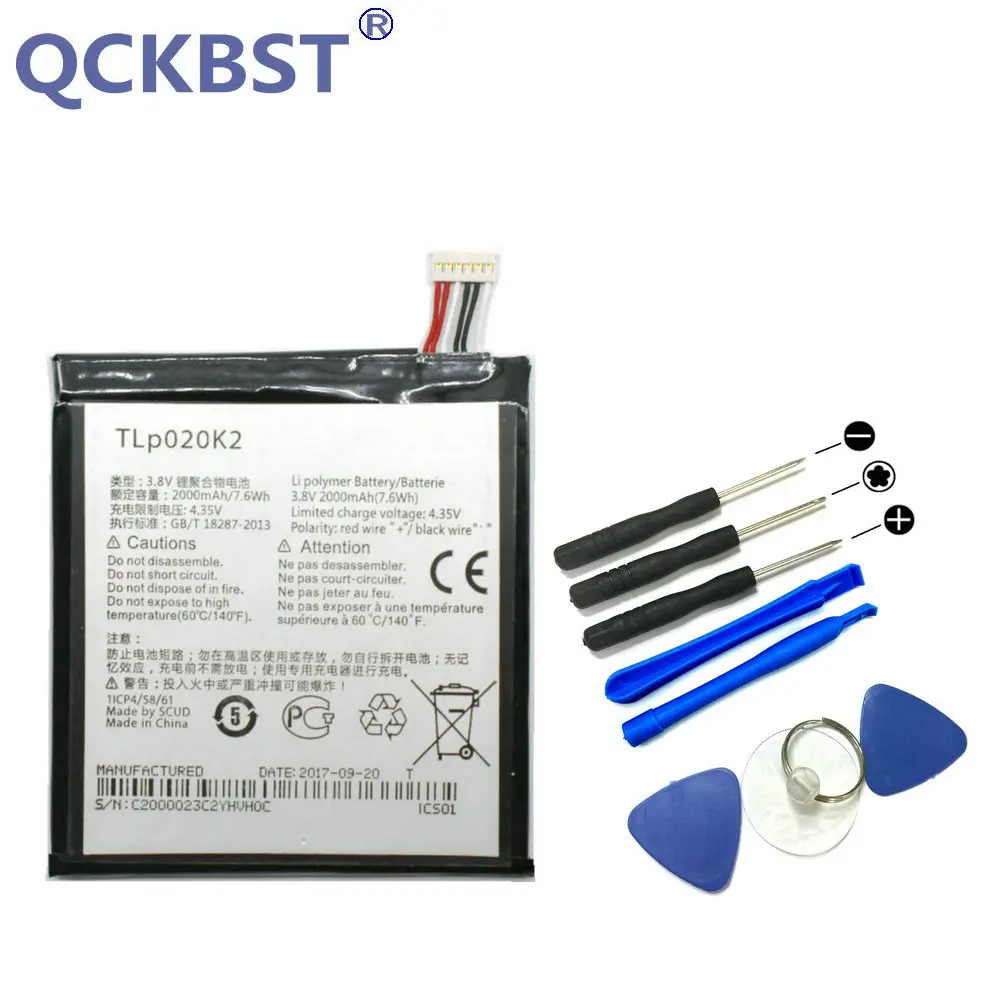 Новый аккумулятор TLp020K2 2000 мАч для Alcatel one Touch 6039H 6039Y 6039K Idol 3 4 7 дюймов TLp020Kj мобильный