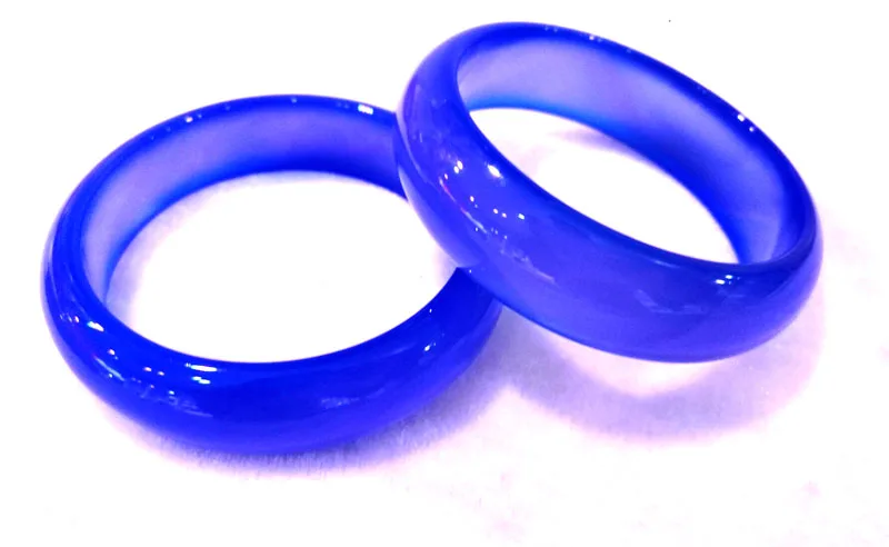 Изящные Ювелирные изделия натуральный браслет Синий Агат с pinan ручная работа