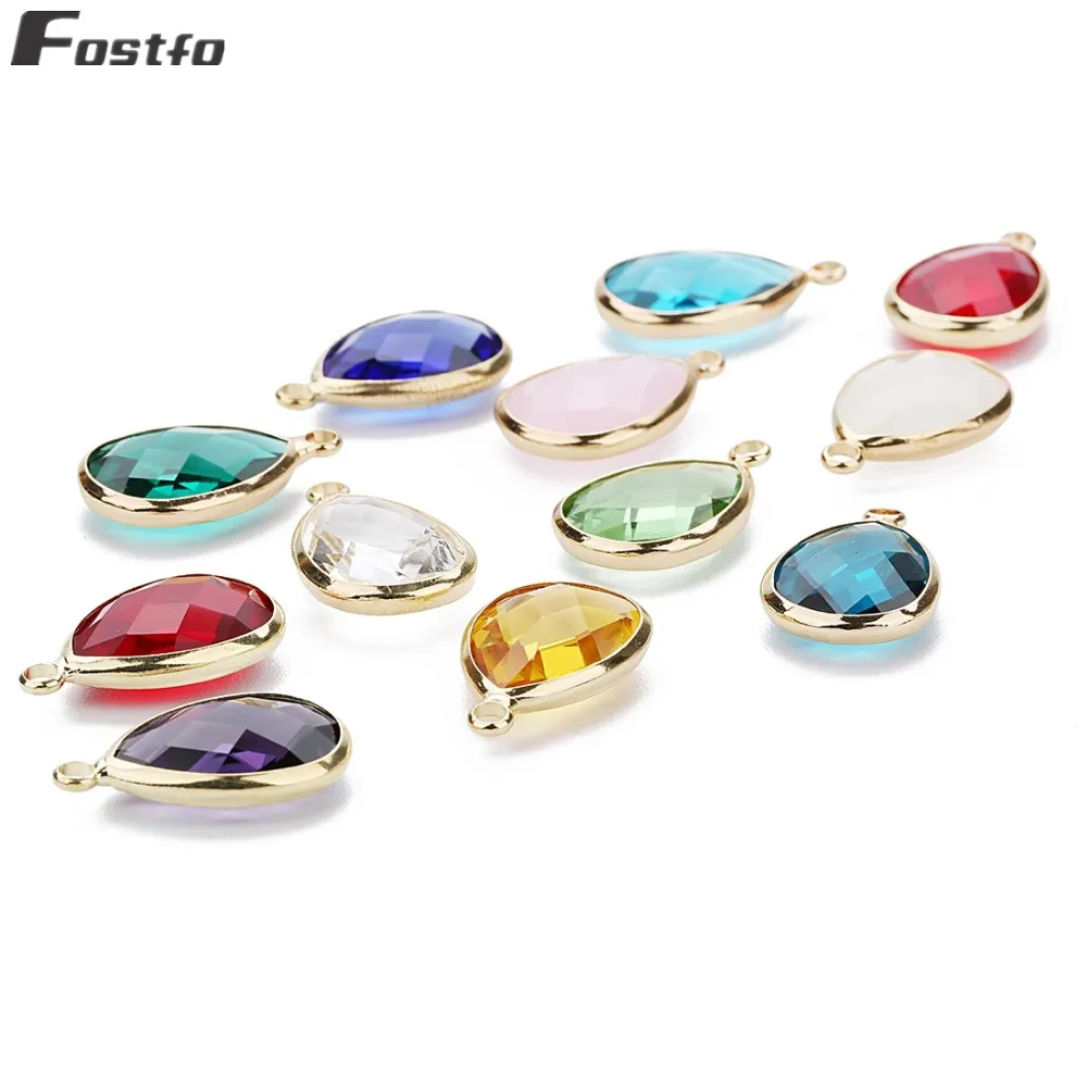 Подвеска в виде капли воды кварцевый кристалл опал 12 месяцев рождения подвески