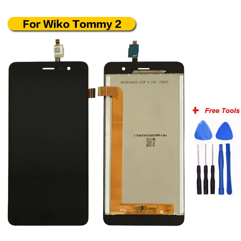 Для Wiko Tommy 2 ЖК-дисплей + сенсорный экран в сборе 100% протестирован для дисплей