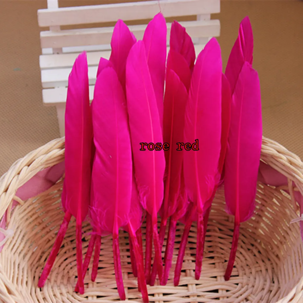 Новое популярное красивое 25 шт./лот гусиное перо 4-6 дюймов 10-15 см DIY Бесплатная