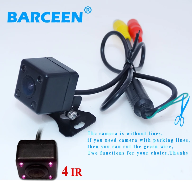 Factory direct sale Wholesale Wide Viewing Angle Waterproof Reversing Camera IR LED Night Vision Car Rear View Camera Free Ship