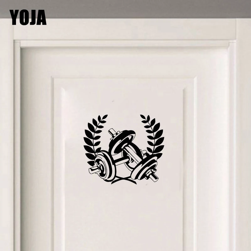 YOJA 25*21 9 см тренажерный зал Фитнес Спортивная лайкра ткани для дома настенные