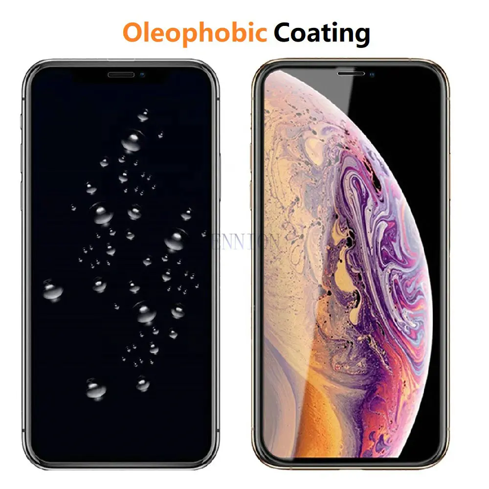 

Anti-Scratch 5D Full Cover Tempered Glass Protector for iPhone X XR Xs Max 6s 6 8 7 plus 10pcs no retail packaging