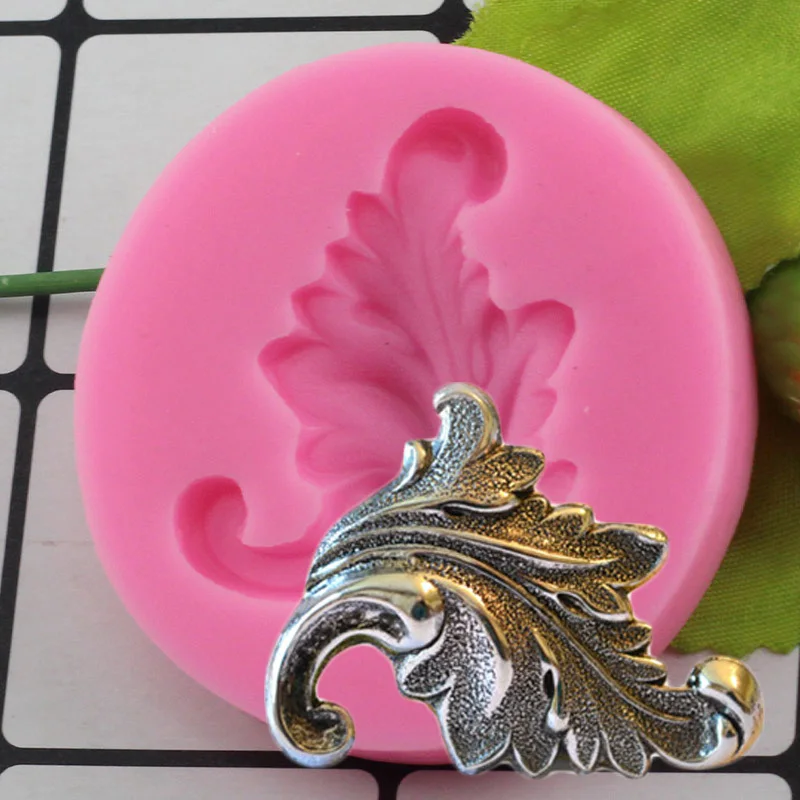 Sugarcraft форма листа 3D ремесло рельефная силиконовая форма для шоколадных кондитерских изделий Смола глина помадка торт Кухня украшения DIY Инструменты