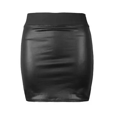 Женская юбка карандаш из ПУ кожи с высокой талией|pencil skirt women|fashion pencil skirtpencil |