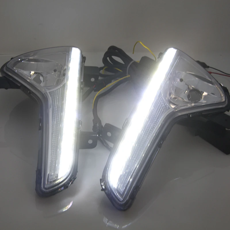 Автомобильные мигающие DRL 2 шт. для Kia Sportage 2010 2011 2012 2013 2014 дневные ходовые огни SPORTAGE