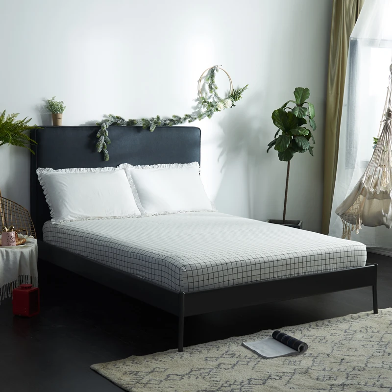 Простыня с леопардовым принтом 100% хлопок эластичный матрас подходит ко всему