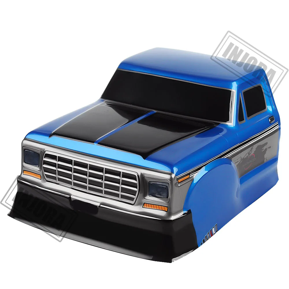 Blue INJORA RC автомобиль половина пикап головы корпус F150 для 1/10 RC Гусеничный осевой SCX10 90046 Traxxas TRX4 D90 MST - Цвет: Blue