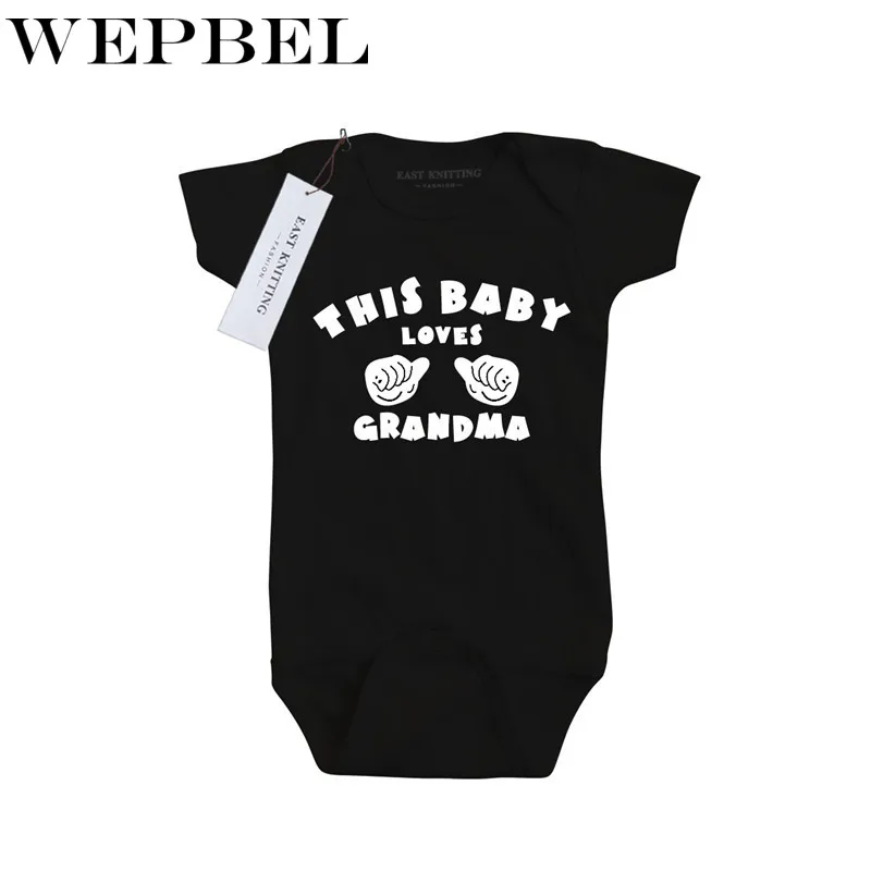 WEPBEL для новорожденных комбинезон маленьких мальчиков и девочек боди объявление