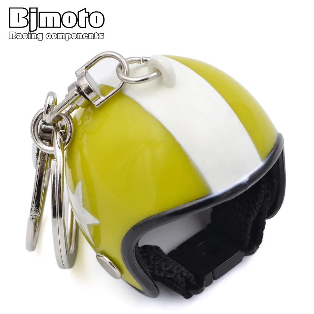 BJMOTO шлем брелок крутой автомобиль мотоцикл брелок мини милый мотоцикл кулон для Harley Sportster подарок ювелирные изделия скидка 29