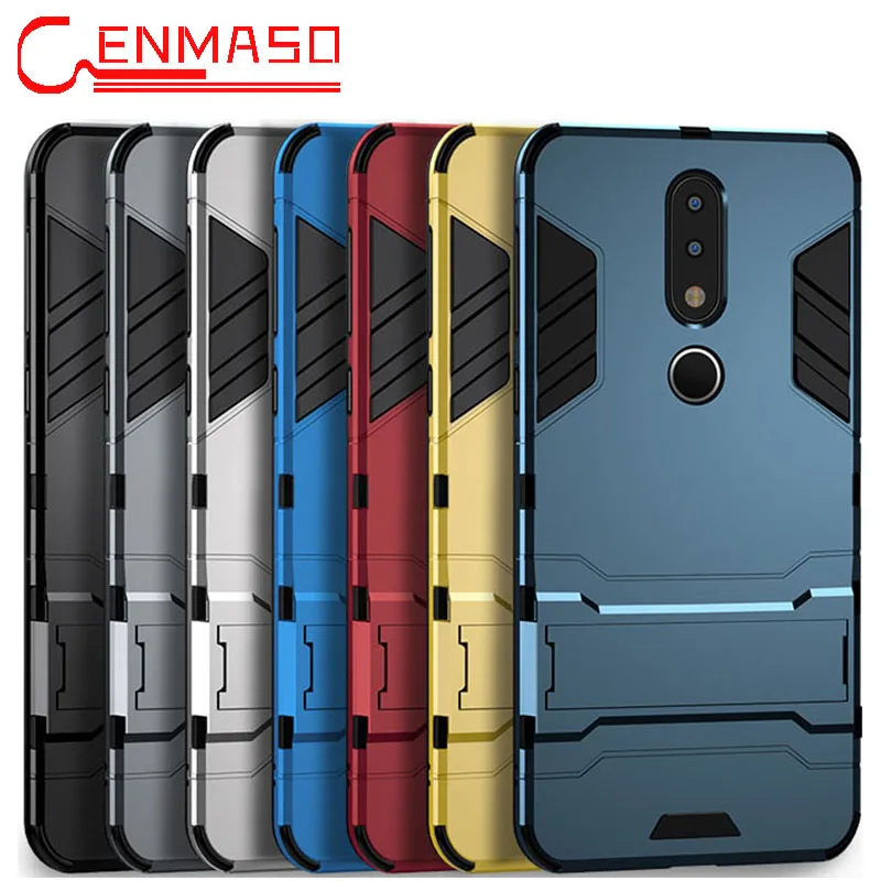 

For Nokia 7 Plus Case for Nokia X6 X5 8 Sirocco Armor Back Cover for Nokia 8 5 3 2 2.1 6 2018 PC Soft Silicon Protective Cases