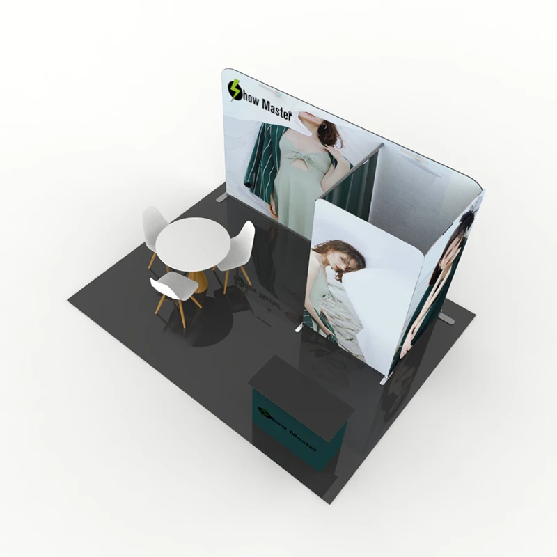 20 футов портативный многоразовый выставочный стенд стандартный дисплей для