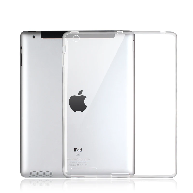 Женский чехол для 9 7 iPad 2/3/4 прозрачные задние крышки Защитные чехлы планшетов Apple