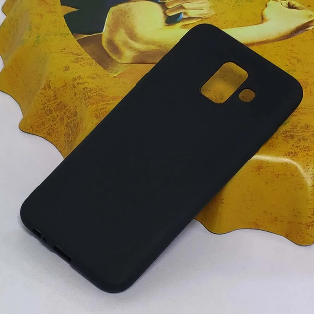 Phone For Samsung Galaxy A6 2018 Case Silicone Back Funda for Plus Black Matte Soft A9 Star Lite Cover |