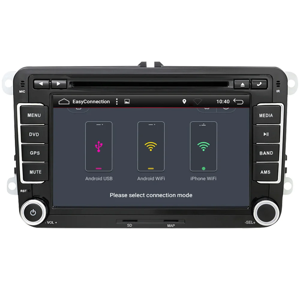 Eunavi 7'' 2 Din Android 8.1 Car Dvd Player Octa Core Gps Radio For VW GOLF 6 Polo Bora JETTA B6 PASSAT Tiguan SKODA OCTAVIA |