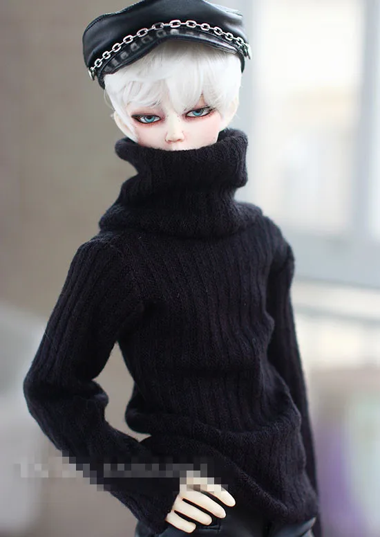 Теплый черный свитер с высоким воротом для BJD 1/4 MSD 1/3 SD10 SD13 SD17 Одежда кукол CMB58 |
