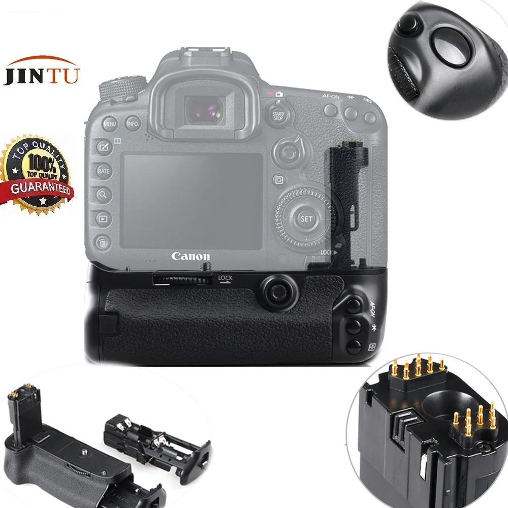 JINTU вертикальные жалюзи Мощность ручка для Canon 5D3 5diii 5D Mark III 3 5DS 5DSR Батарейная как BG