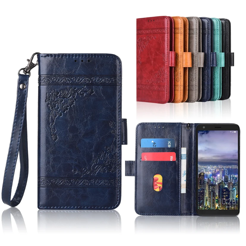 Newest Wallet case for Sharp Aquos B10 Flip with Strap100% special PU leather embossing flower cover | Мобильные телефоны и