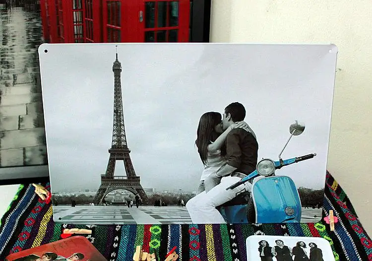 50 шт./лот металлический знак потертый шик оловянный самолет металлические знаки