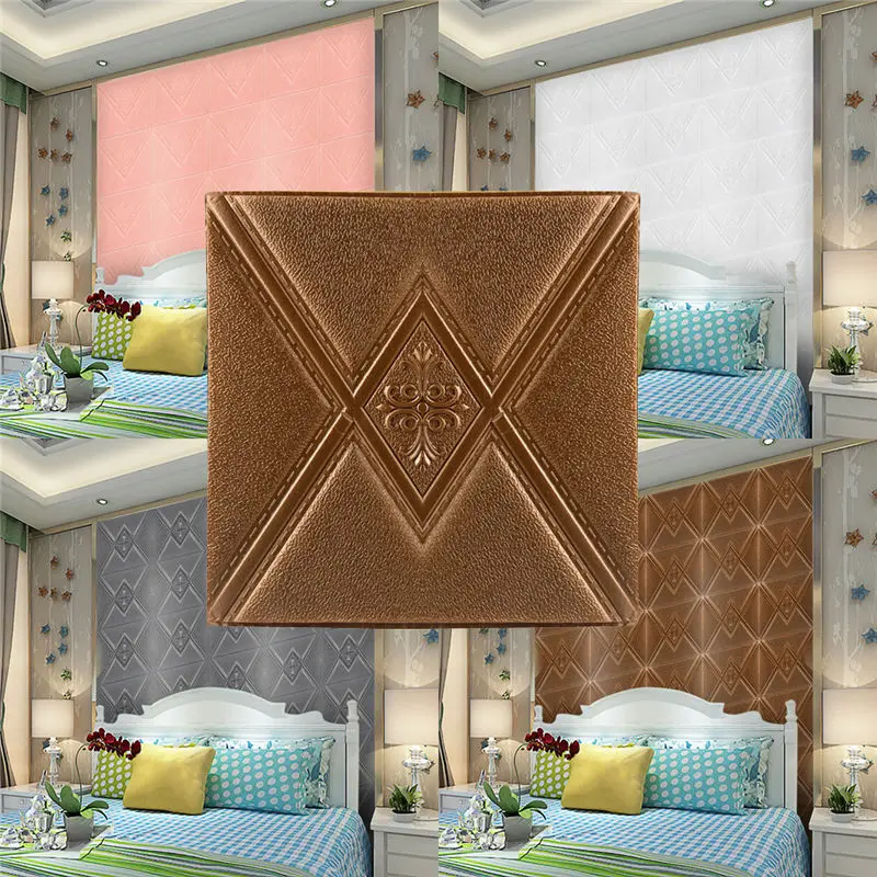 Самоклеящаяся 3D Трехмерная настенная паста имитация керамической стены