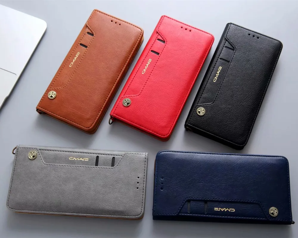 Роскошный кожаный чехол для Huawei P20 с магнитной застежкой из искусственной кожи