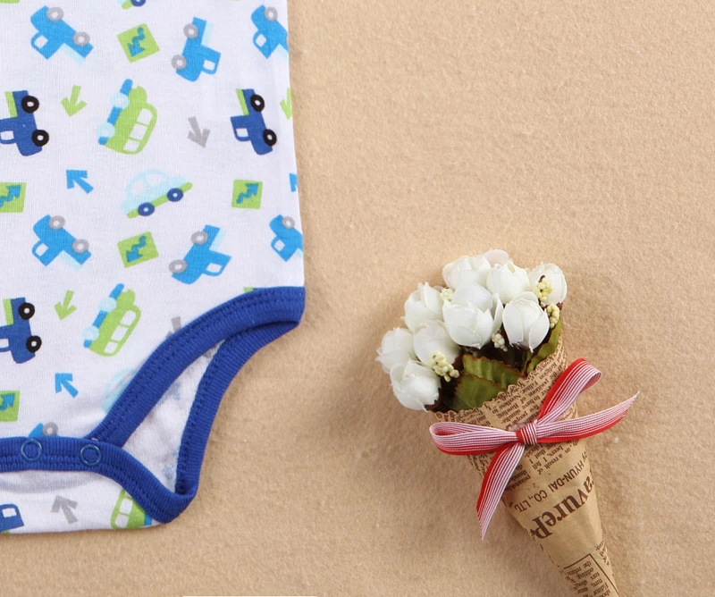 Боди детское летнее с коротким рукавом и мультяшным рисунком | Детская одежда