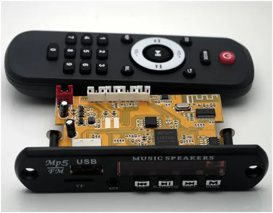Умная электроника USB TF Беспроводная связь Bluetooth 4 2 MP4 pps JPEG MP3 APE WAV декодер плата 5 В