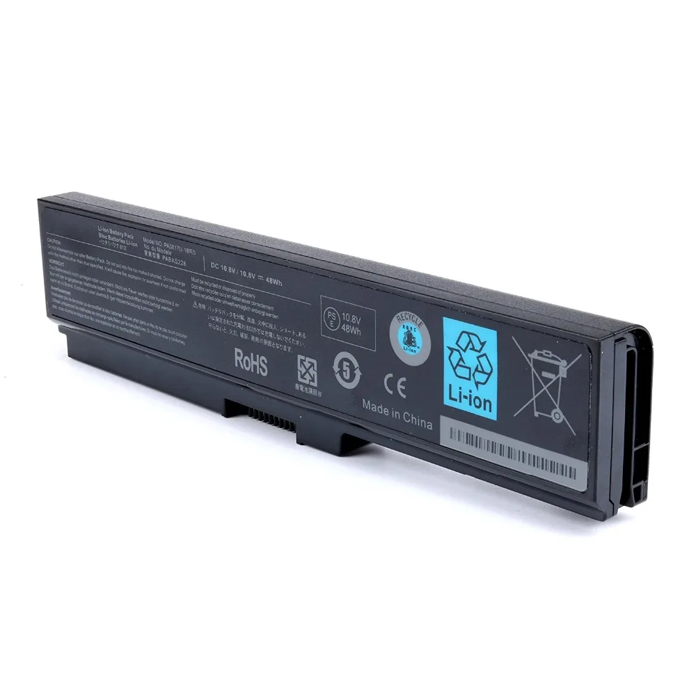 10 8 V 48wH Подлинная для Toshiba PA3817U-1BRS Батарея A660 C655 L600 L675 L675D L700 L745 L750 M640 M645 PA3818U-1BRS PABAS228 |
