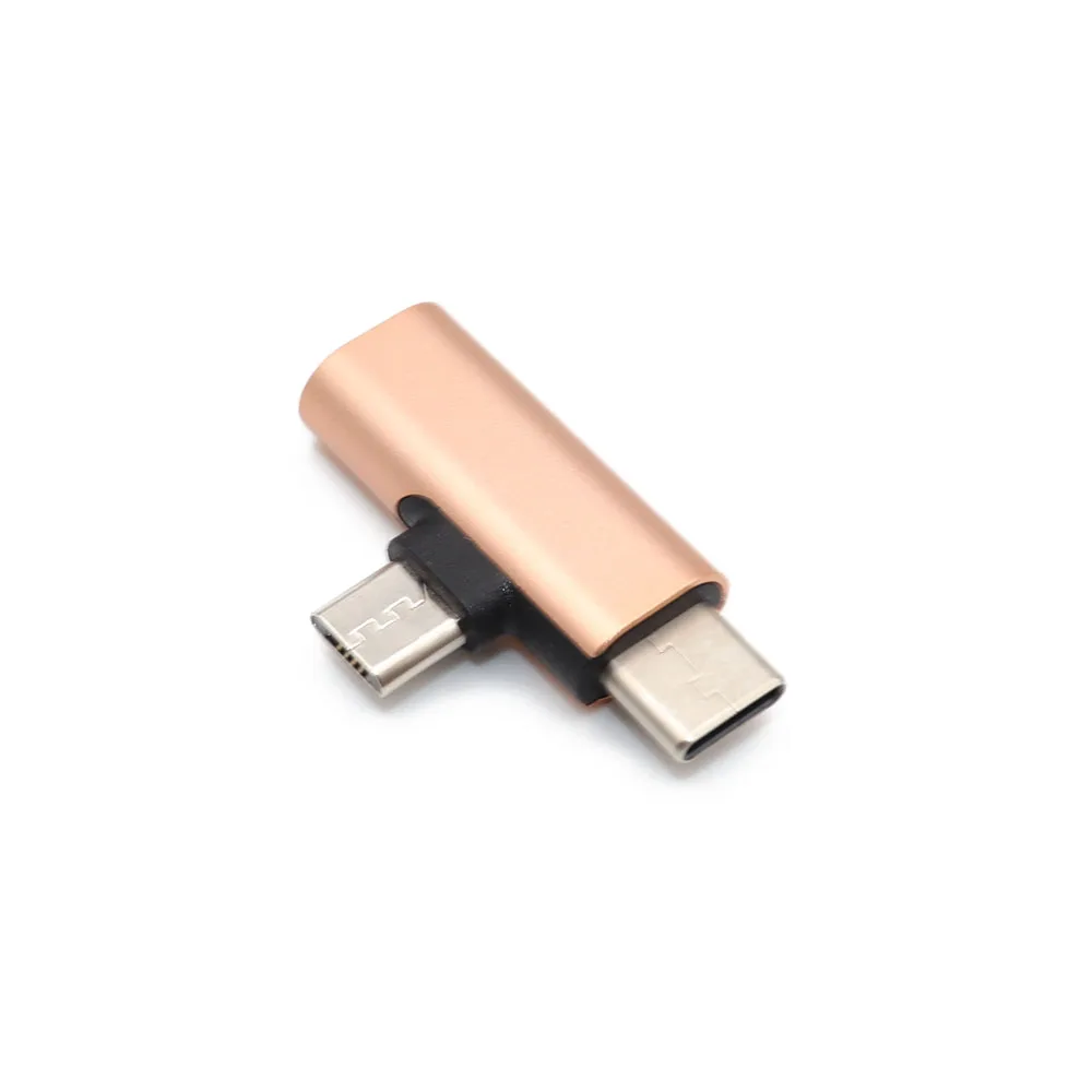 8Pin молния Женский к Тип C кабель+ кабель Micro USB зарядка Мужской переходник конвертер адаптер для samsung для huawei для Xiaomi Android - Цвет: B