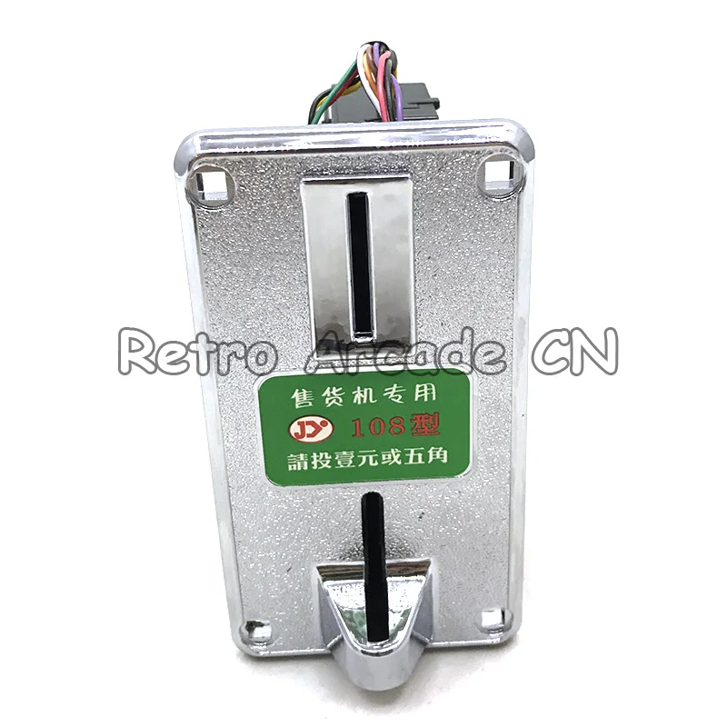 

Wholesale 50pcs/lot JY-108 Coin Selector Acceptor for Vending Machine Arcade Game cabinet machine