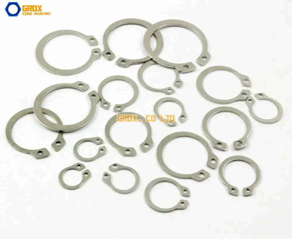 200 штук 12 мм 304 Нержавеющая сталь внешний стопорный держатель|retaining ring|snap retaining