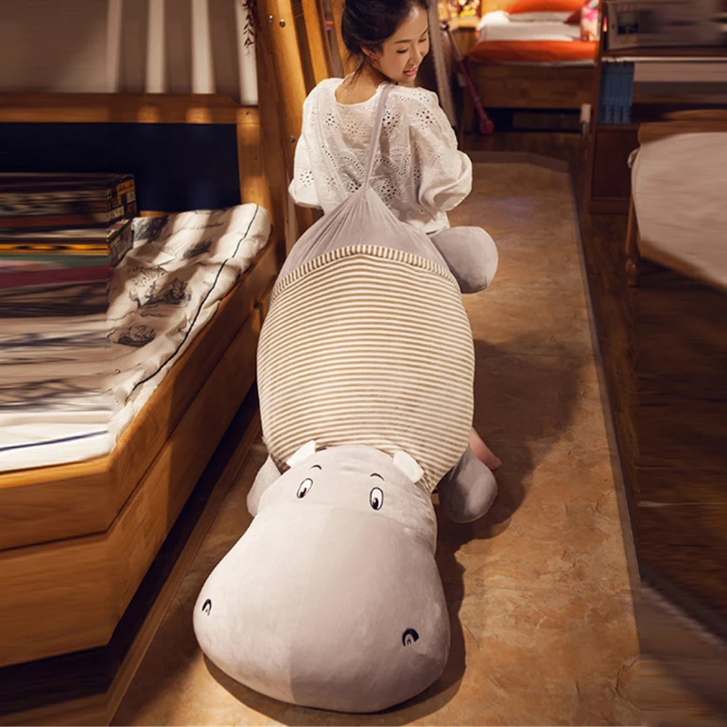 

Fancytrader огромный бегемот, плюшевые игрушки, гигантская 135 см, мягкие игрушки в виде животных, подушка, кукла, хорошие подарки