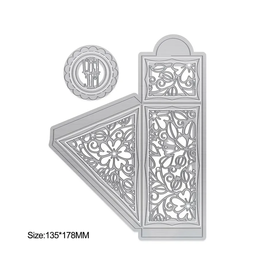 GJCrafts, Подарочная коробка, штампы для резки металла, новинка, для скрапбукинга, тиснение, вырезание, бумажный трафарет, карты, ремесло, новинка, для штампов