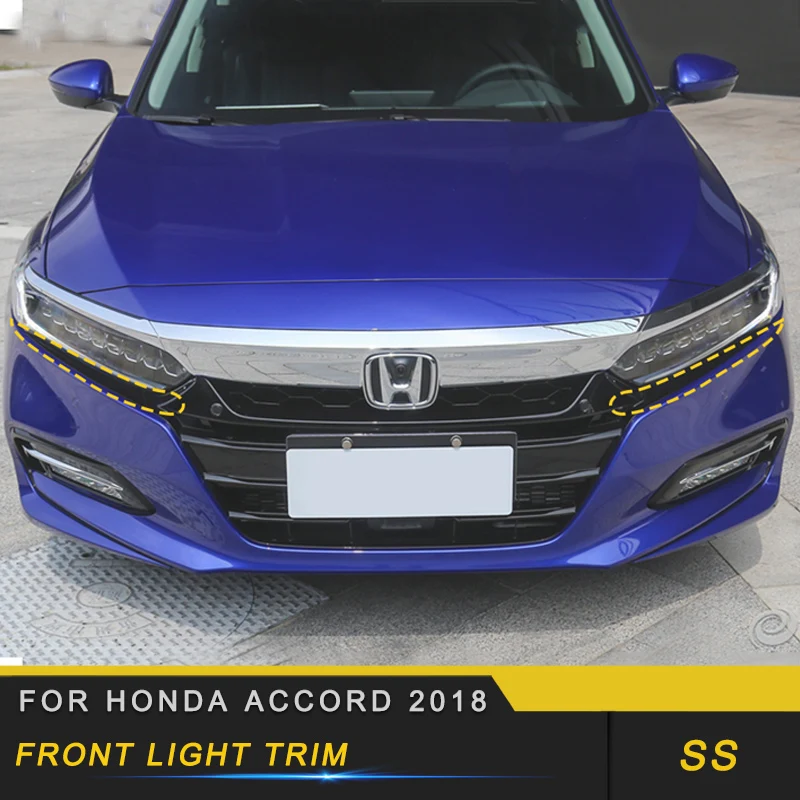 Передняя световая отделка рамка внешние аксессуары для Honda Accord