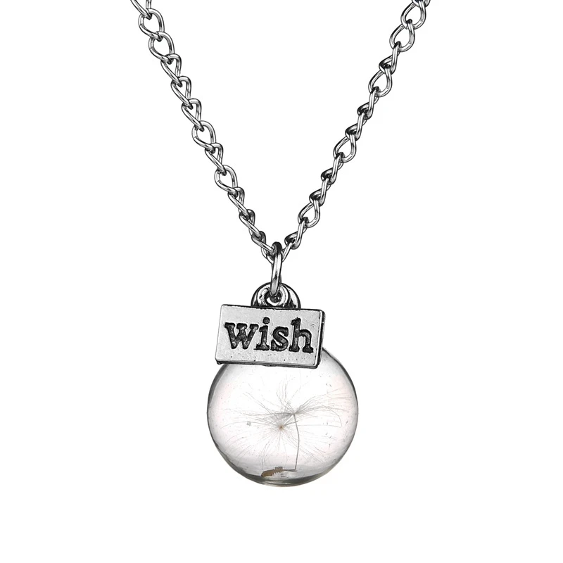 2019 New For Women Dandelion Pendant Long Necklace Fashion Jewelry Accessories Chain Men Necklaces Gift Choker | Украшения и