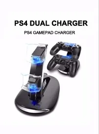 Для PS4/PS4 ТОНКАЯ вертикальная подставка с охлаждающим вентилятором двойной контроллер зарядная станция для SONY Playstation 4 Cooler