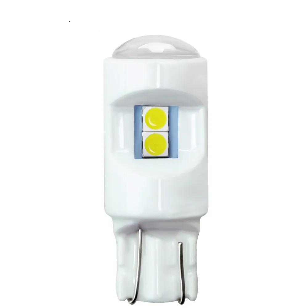 10x Новая керамика T10/W5W 3030 6SMD светодиодный белый голубой лед 12В Авто Мото