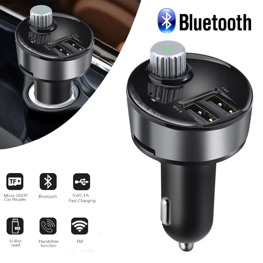 Беспроводной Bluetooth Handsfree автомобильный комплект fm передатчик беспроводной радио