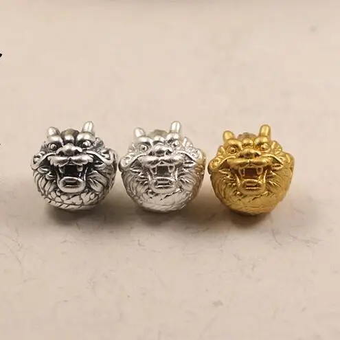 3D 100% 999 Silver Beads Pure Silver Dragon Beads Good Luck Power Dragon Beads DIY Jewelry Accessories
3D 100% 999 Silver Beads Pure Silver Dragon Beads Good Luck Power Dragon Beads DIY Jewelry Accessories