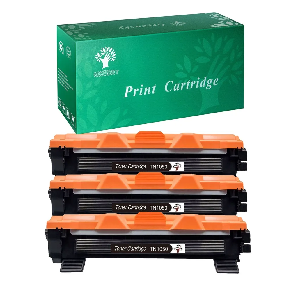 GREENSKY 3PK TN1050 черный тонер для Brother HL 1110 1110R DCP 1512 1512A MFC 1810 1815 1510 принтера|Картриджи с