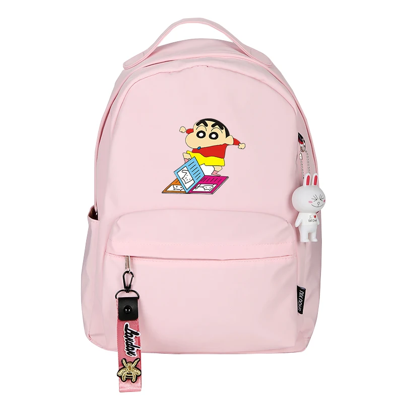 Crayon Shin-chan рюкзак с принтом Kawaii детские школьные сумки леденцовых цветов женский милый рюкзак туристический рюкзак Ainme Bagpack