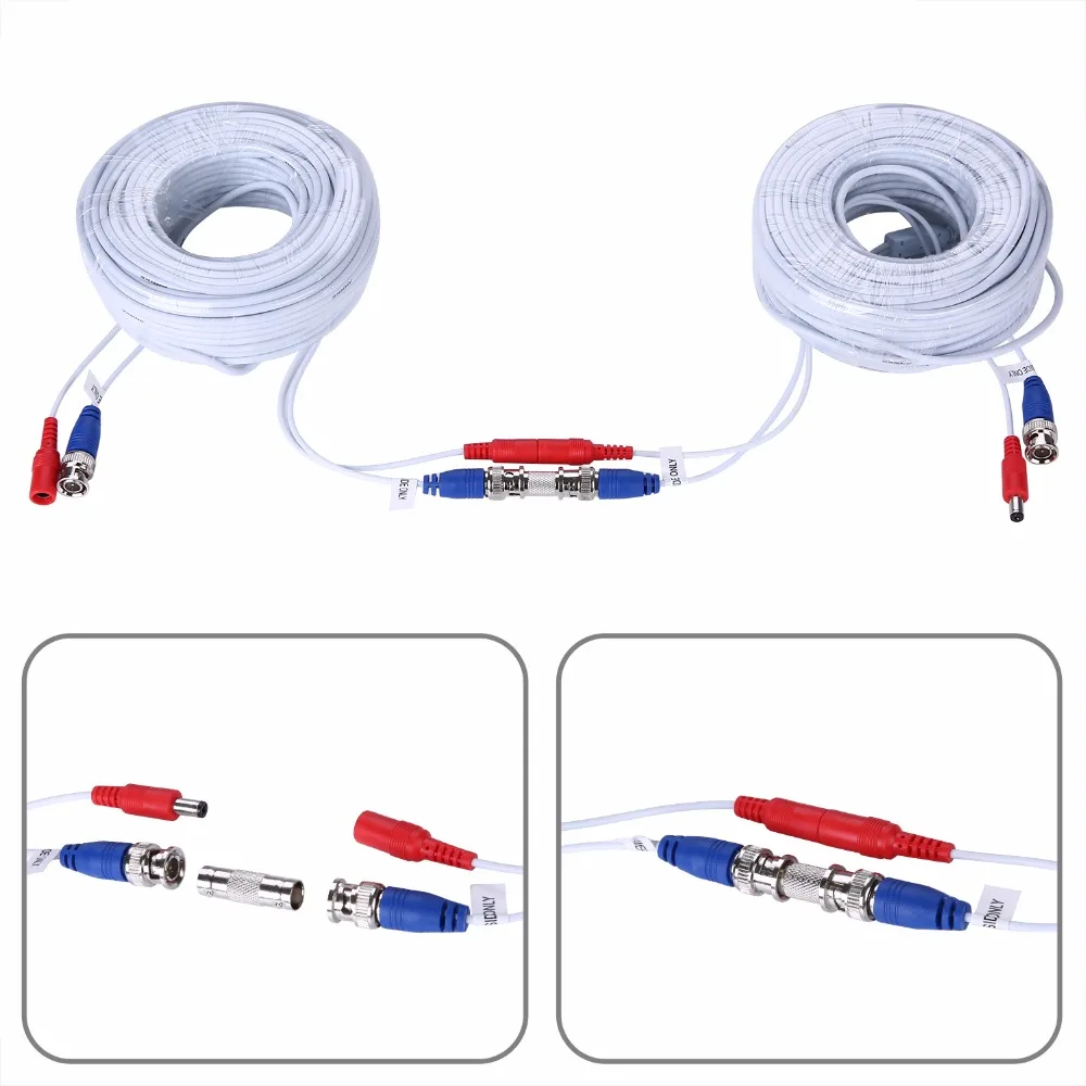 4 шт./партия кабель BNC для видеонаблюдения 30 м 100 футов|cable for cctv|cable forcable cctv camera |