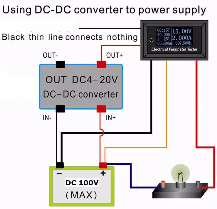 OLED 100 V/10A Вольтметр постоянного тока дисплей монитор тестер измерители тока зарядное устройство Напряжение Амперметр батарея источник питания емкость обнаружения