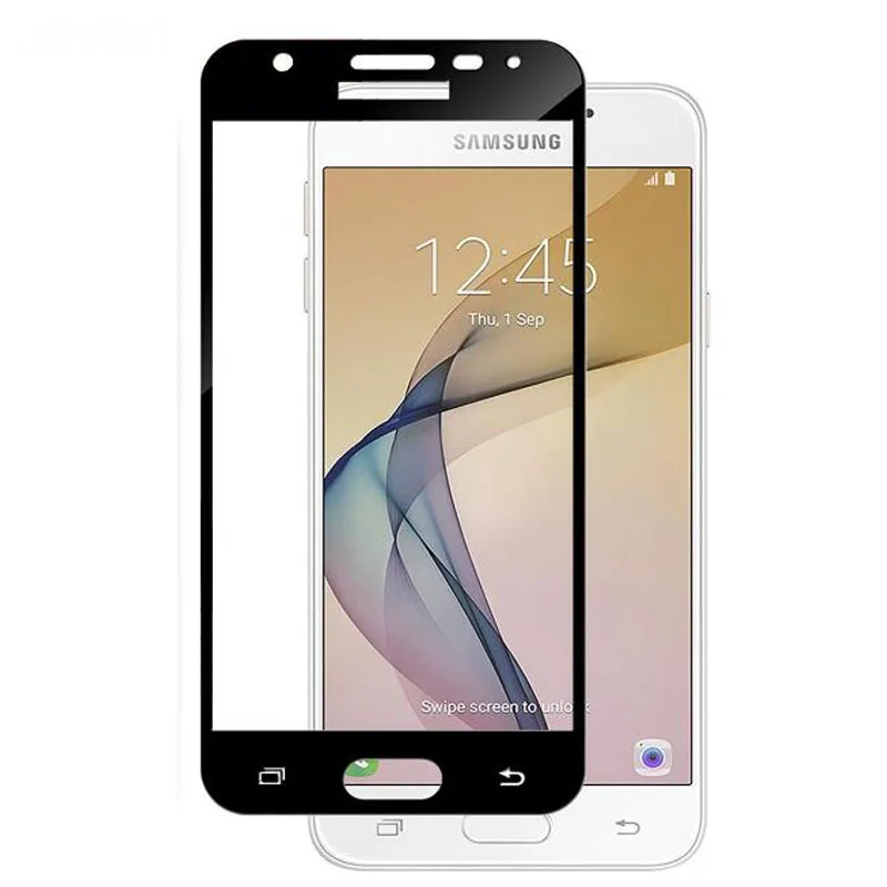 Полное покрытие закаленное стекло для samsung Galaxy J5 Prime защита экрана защитное на