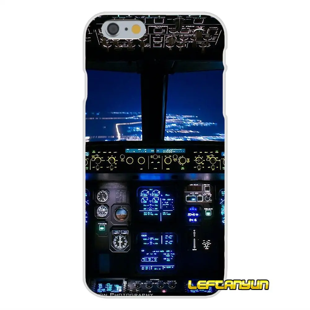 Дизайнерский чехол крутой самолет кабина для Sony Xperia M2 M4 M5 E3 XA Aqua Z Z1 Z2 Z3 Z5 compact LG K4 7 8